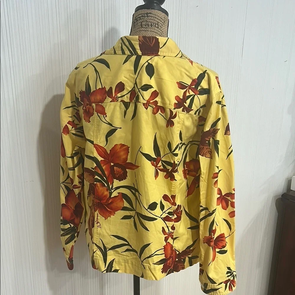 Floral Yellow Designer Jacket